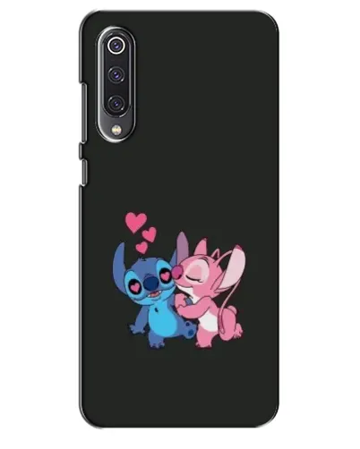 Чехол для Xiaomi Mi 9 SE с картинкой «Анжел целует Стича»