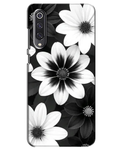 Чехол для Xiaomi Mi 9 SE с картинкой «Монохромные астры» Чехол для Xiaomi Mi 9 SE с картинкой «Монохромные астры»