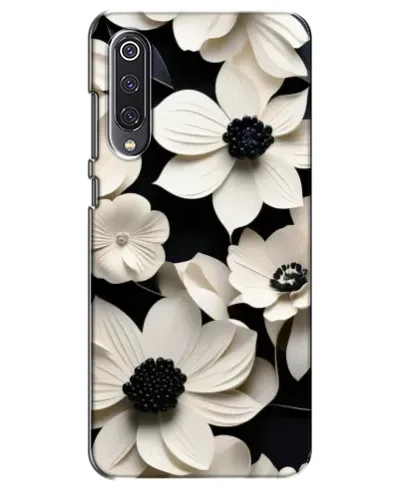 Чехол для Xiaomi Mi 9 SE с картинкой «Объемные белые цветы» Чехол для Xiaomi Mi 9 SE с картинкой «Объемные белые цветы»
