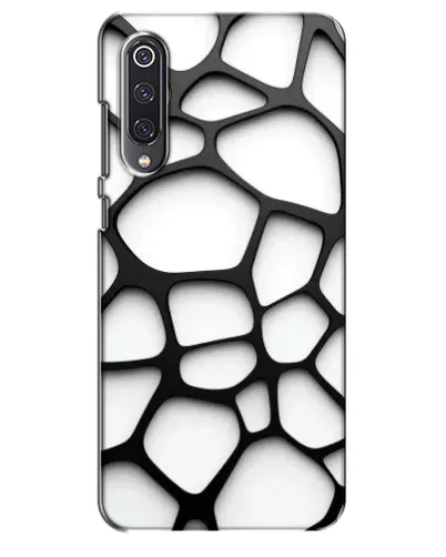 Чехол для Xiaomi Mi 9 SE с картинкой «Белая объемная сетка» Чехол для Xiaomi Mi 9 SE с картинкой «Белая объемная сетка»
