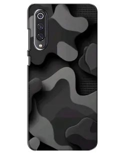 Чехол для Xiaomi Mi 9 SE с картинкой «Темный абстрактный камуфляж» Чехол для Xiaomi Mi 9 SE с картинкой «Темный абстрактный камуфляж»