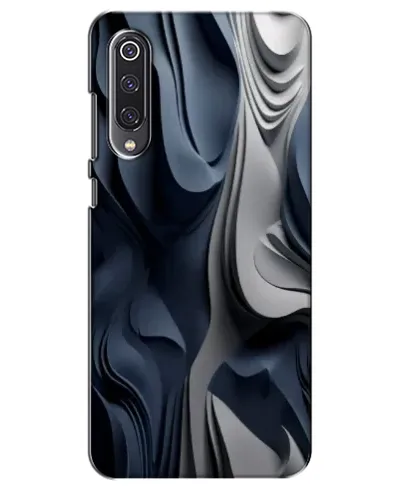 Чехол для Xiaomi Mi 9 SE с картинкой «Объемные синие складки» Чехол для Xiaomi Mi 9 SE с картинкой «Объемные синие складки»