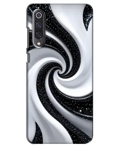 Чехол для Xiaomi Mi 9 SE с картинкой «Черно-белая спираль» Чехол для Xiaomi Mi 9 SE с картинкой «Черно-белая спираль»
