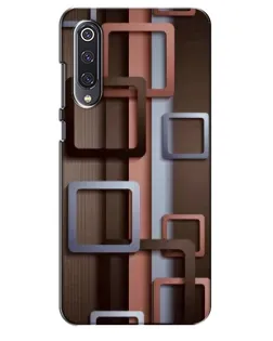Чехол для Xiaomi Mi 9 SE с картинкой «Коричневые объемные квадраты» Чехол для Xiaomi Mi 9 SE с картинкой «Коричневые объемные квадраты»