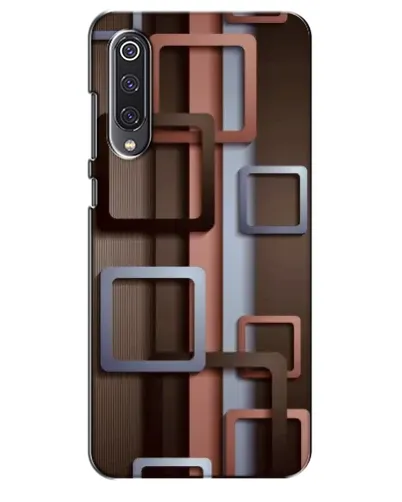 Чехол для Xiaomi Mi 9 SE с картинкой «Коричневые объемные квадраты» Чехол для Xiaomi Mi 9 SE с картинкой «Коричневые объемные квадраты»