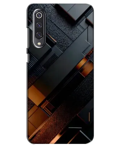 Чехол для Xiaomi Mi 9 SE с картинкой «Черные геометрические блоки» Чехол для Xiaomi Mi 9 SE с картинкой «Черные геометрические блоки»