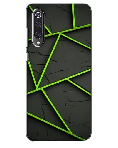 Чехол для Xiaomi Mi 9 SE с картинкой «Зеленые геометрические линии» Чехол для Xiaomi Mi 9 SE с картинкой «Зеленые геометрические линии»