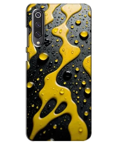 Чехол для Xiaomi Mi 9 SE с картинкой «Жидкое желтое золото» Чехол для Xiaomi Mi 9 SE с картинкой «Жидкое желтое золото»