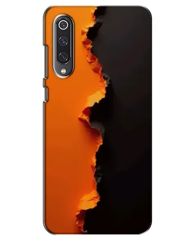 Чехол для Xiaomi Mi 9 SE с картинкой «Оранжевый разлом» Чехол для Xiaomi Mi 9 SE с картинкой «Оранжевый разлом»