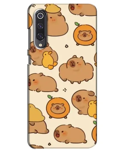 Чехол для Xiaomi Mi 9 SE с картинкой «Капибары с апельсинами»