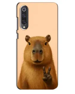 Чехол для Xiaomi Mi 9 SE с картинкой «Капибара виктория» Чехол для Xiaomi Mi 9 SE с картинкой «Капибара виктория»