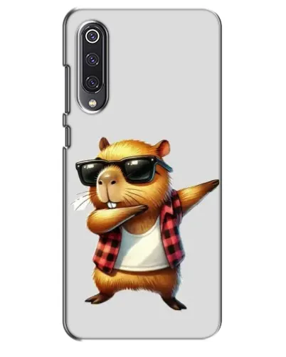 Чехол для Xiaomi Mi 9 SE с картинкой «Капибара рэпер даб»