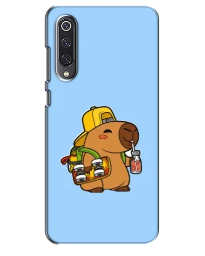 Чехол для Xiaomi Mi 9 SE с картинкой «Капибара на скейте»