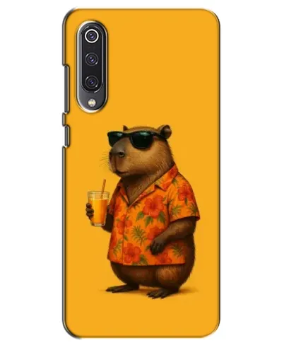 Чехол для Xiaomi Mi 9 SE с картинкой «Капибара на отдыхе»
