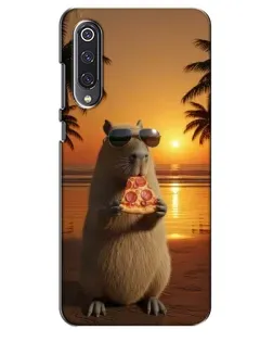 Чехол для Xiaomi Mi 9 SE с картинкой «Капибара с пиццей» Чехол для Xiaomi Mi 9 SE с картинкой «Капибара с пиццей»