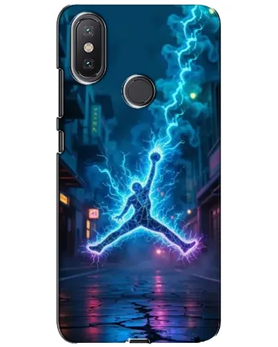 Чехол для Xiaomi Mi A2 Lite с картинкой «Jordan Gold Jumpman»