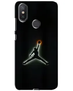 Чехол для Xiaomi Mi A2 Lite с картинкой «Jordan Gradient Logo»