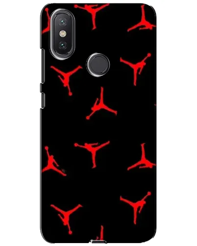 Чехол для Xiaomi Mi A2 Lite с картинкой «Jordan Red Pattern»