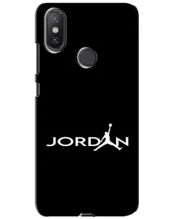 Чехол для Xiaomi Mi A2 Lite с картинкой «Jordan White Logo»