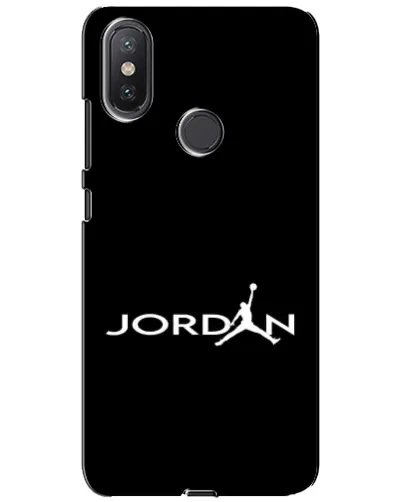 Чехол для Xiaomi Mi A2 Lite с картинкой «Jordan White Logo»