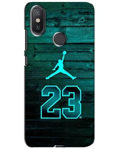 Чехол для Xiaomi Mi A2 Lite с картинкой «Jordan Cyan 23»