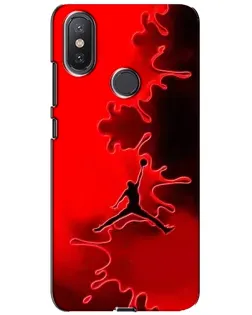 Чехол для Xiaomi Mi A2 Lite с картинкой «Jordan Red Smoke»