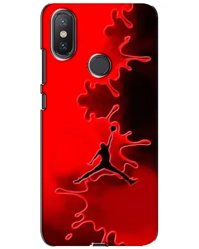 Чехол для Xiaomi Mi A2 Lite с картинкой «Jordan Red Smoke»