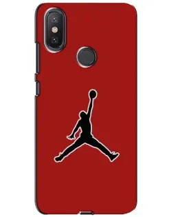 Чехол для Xiaomi Mi A2 Lite с картинкой «Jordan Red Back»