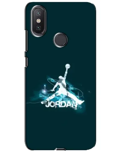 Чехол для Xiaomi Mi A2 Lite с картинкой «Jordan Blue Fire»