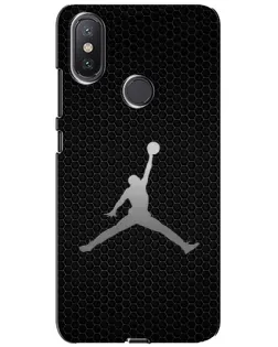 Чехол для Xiaomi Mi A2 Lite с картинкой «Jordan Dark Carbon»