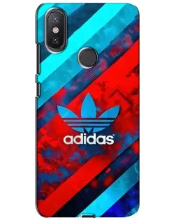 Чехол для Xiaomi Mi A2 Lite с картинкой «Абстракция Adidas»