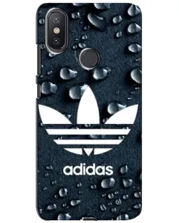 Чехол для Xiaomi Mi A2 Lite с картинкой «Adidas Trefoil Blue»