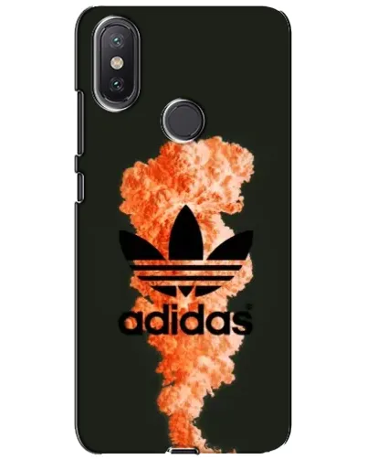 Чехол для Xiaomi Mi A2 Lite с картинкой «Оранжевый дым Adidas» Чехол для Xiaomi Mi A2 Lite с картинкой «Оранжевый дым Adidas»