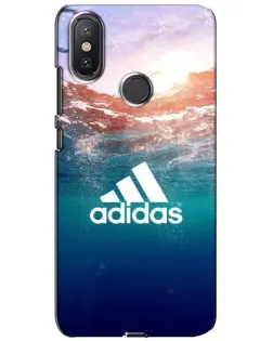 Чехол для Xiaomi Mi A2 Lite с картинкой «Океанская глубина адидас» Чехол для Xiaomi Mi A2 Lite с картинкой «Океанская глубина адидас»
