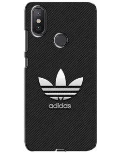 Чехол для Xiaomi Mi A2 Lite с картинкой «Adidas Карбоновая текстура»