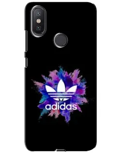 Чехол для Xiaomi Mi A2 Lite с картинкой «Взрыв красок Adidas»