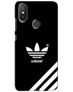 Чехол для Xiaomi Mi A2 Lite с картинкой «Adidas с диагональными полосами»