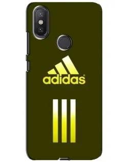 Чехол для Xiaomi Mi A2 Lite с картинкой «Оливковый градиент Adidas»