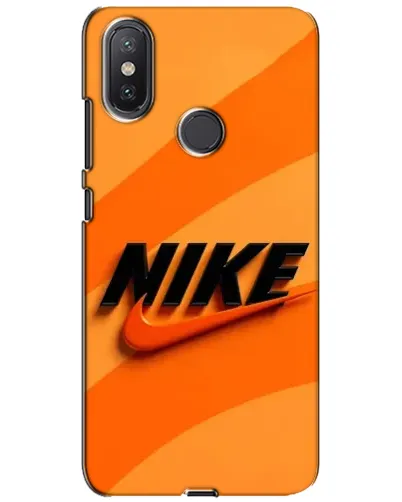 Чехол для Xiaomi Mi A2 Lite с картинкой «Оранжевый драйв Nike»