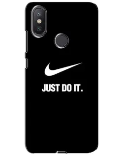 Чехол для Xiaomi Mi A2 Lite с картинкой «Классический принт Nike» Чехол для Xiaomi Mi A2 Lite с картинкой «Классический принт Nike»