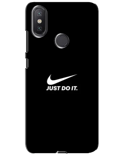 Чехол для Xiaomi Mi A2 Lite с картинкой «Минимализм от Nike»