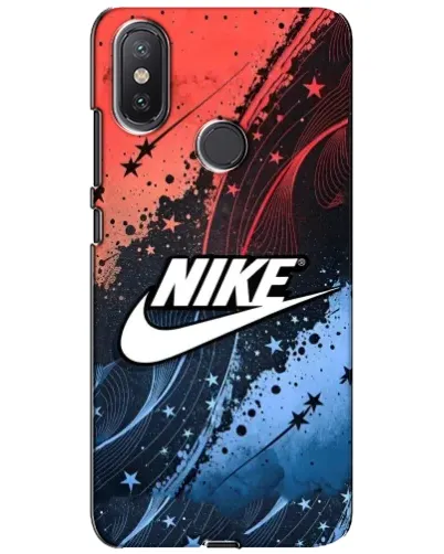 Чехол для Xiaomi Mi A2 Lite с картинкой «Градиентный принт Найк»