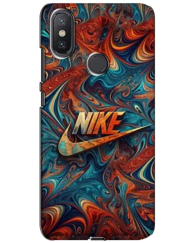 Чехол для Xiaomi Mi A2 Lite с картинкой «Nike в абстракции»