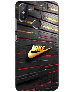 Чехол для Xiaomi Mi A2 Lite с картинкой «Золотой Nike на металле» Чехол для Xiaomi Mi A2 Lite с картинкой «Золотой Nike на металле»