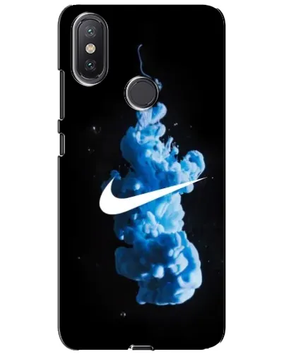 Чехол для Xiaomi Mi A2 Lite с картинкой «Nike и синий дым»