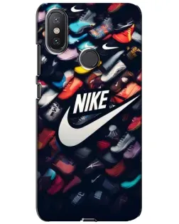 Чехол для Xiaomi Mi A2 Lite с картинкой «Коллекция кроссовок Nike» Чехол для Xiaomi Mi A2 Lite с картинкой «Коллекция кроссовок Nike»