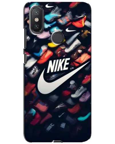 Чехол для Xiaomi Mi A2 Lite с картинкой «Коллекция кроссовок Nike»