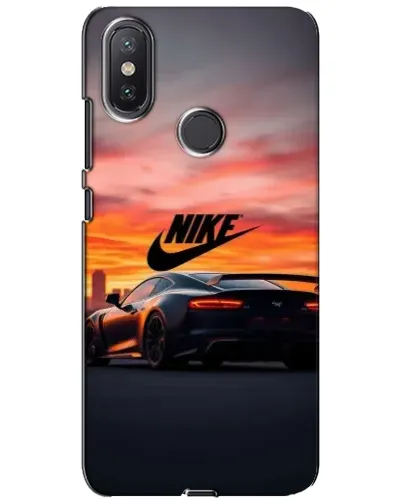 Чехол для Xiaomi Mi A2 Lite с картинкой «Nike и суперкар»