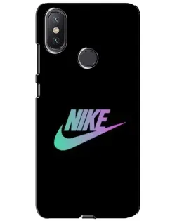 Чехол для Xiaomi Mi A2 Lite с картинкой «Nike — городская ночь» Чехол для Xiaomi Mi A2 Lite с картинкой «Nike — городская ночь»