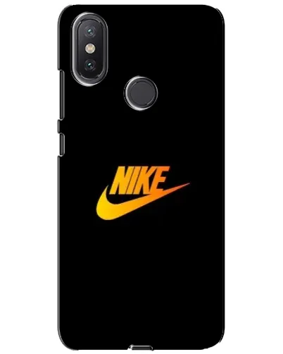 Чехол для Xiaomi Mi A2 Lite с картинкой «Золотой логотип Nike»